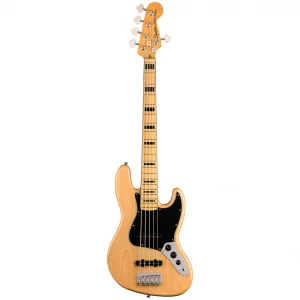 Squier Classic Vibe 70s Jazz Bass V Akcaagac Klavye Natural Bas Gitar