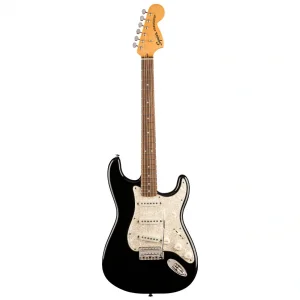 Squier Classic Vibe 70s Stratocaster Laurel Klavye Black Elektro Gitar