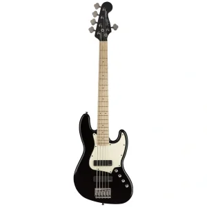 Squier Contemporary Active Jazz Bass V HH Akçaağaç Klavye Black 5 Telli Bas Gitar