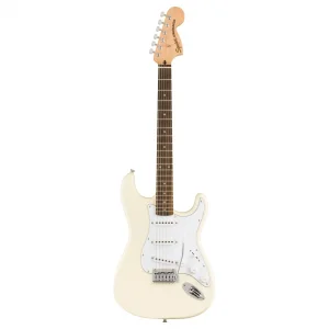 Squier FSR Affinity Stratocaster Laurel Klavye WPG Olympic White Elektro Gitar