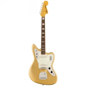 Squier FSR Classic Vibe 70s Jaguar Laurel Klavye Gold Sparkle Elektro Gitar