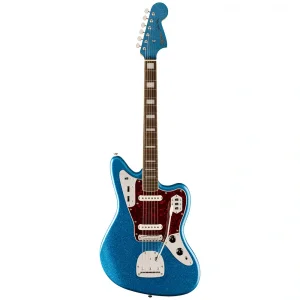 Squier FSR Classic Vibe 70s Jaguar Laurel Klavye TSPG Blue Sparkle Elektro Gitar