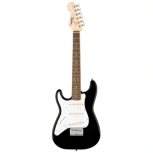 Squier Mini Strat Left Handed Laurel Klavye Black Solak Elektro Gitar