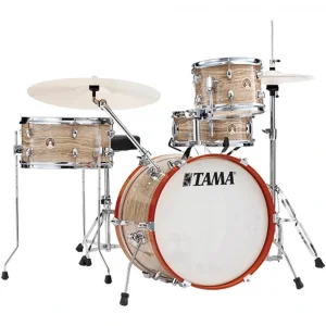 TAMA LJK48H4-CMW Club-Jam Cream Marble Wrap 4 Parça (18B/10T/14F/13S) Aksamlı Akustik Davul Seti
