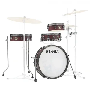 TAMA LJK48PBN-BWW Limited Club-JAM Pancake Burgundy Walnut Wrap 4 Parça (18B/10T/13F/12S) Akustik Davul Seti