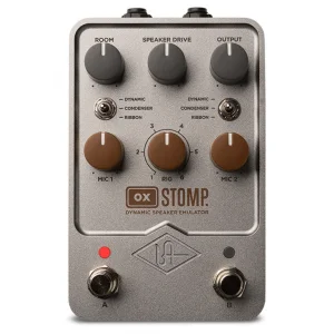 Universal Audio UAFX OX Stomp Dynamic Speaker Emulator Efsanevi OX Dinamik Hoparlör Emülatörü