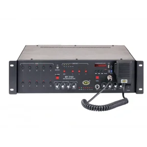 West Sound MT2141 Acil Anons Merkez Ünite, Mesaj + Otomatik Anons, 10 Zone (genişleyebilir)