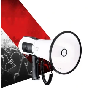 WESTA WM-90-PU Type-C ile Şarj Edilebilir Lityum Bataryalı Megafon 80W