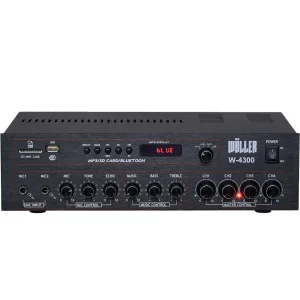 Wöller W-4300 4x75W Mikser Amfi 4-16 ohm
