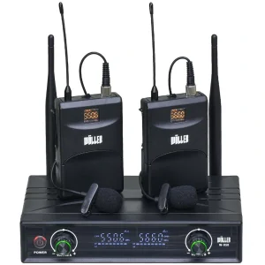 Wöller W-950YY Çift Yaka Kablosuz Mikrofon Seti 2x48 Frekans