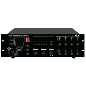 WÖLLER WPER-8250 8 Bölgeli EN54 Acil Anons Merkezi Ünite 250W/100V