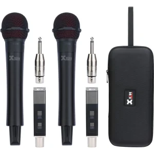 Xvive Audio M5D Çift Kablosuz El Mikrofonu Sistemi (5.8 GHz)
