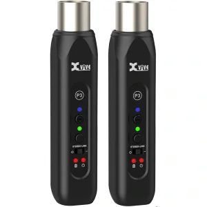 Xvive XV-P3D XLR Bağlantılı Stereo için Çift Bluetooth Adaptörü