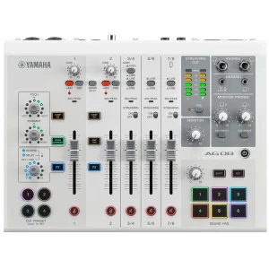 Yamaha AG08 8 Kanallı Yayın Mikseri (white)
