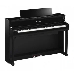 Yamaha Clavinova CLP875PE Dijital Piyano, Parlak Siyah