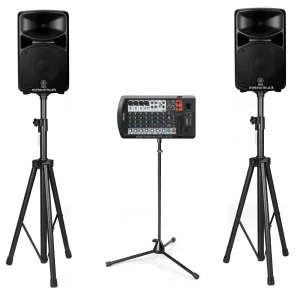 Yamaha STAGEPAS 600BT Compact Ses Sistemi, 2 Ad 10 Hoparlör ve 8 Kanal 10 kanal Mixer