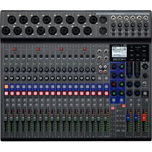 Zoom LiveTrak L-20 Dijital & Analog 20 Kanal Canlı Müzik Mikseri 6-aux
