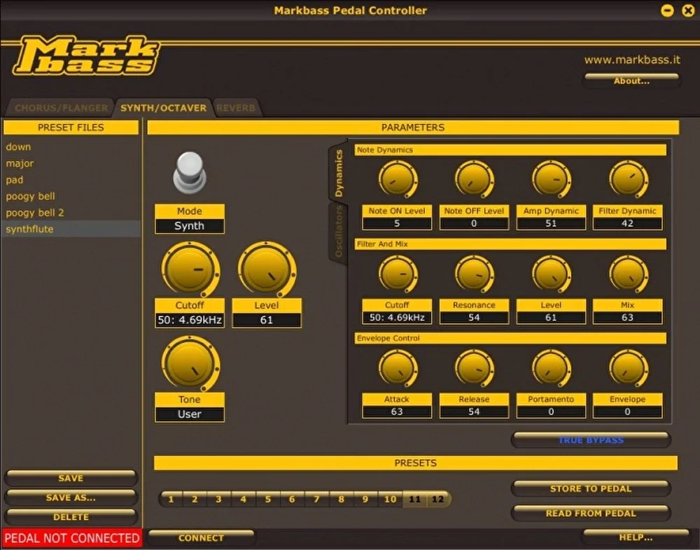 Markbass Super Synth Bas Gitar Pedalı