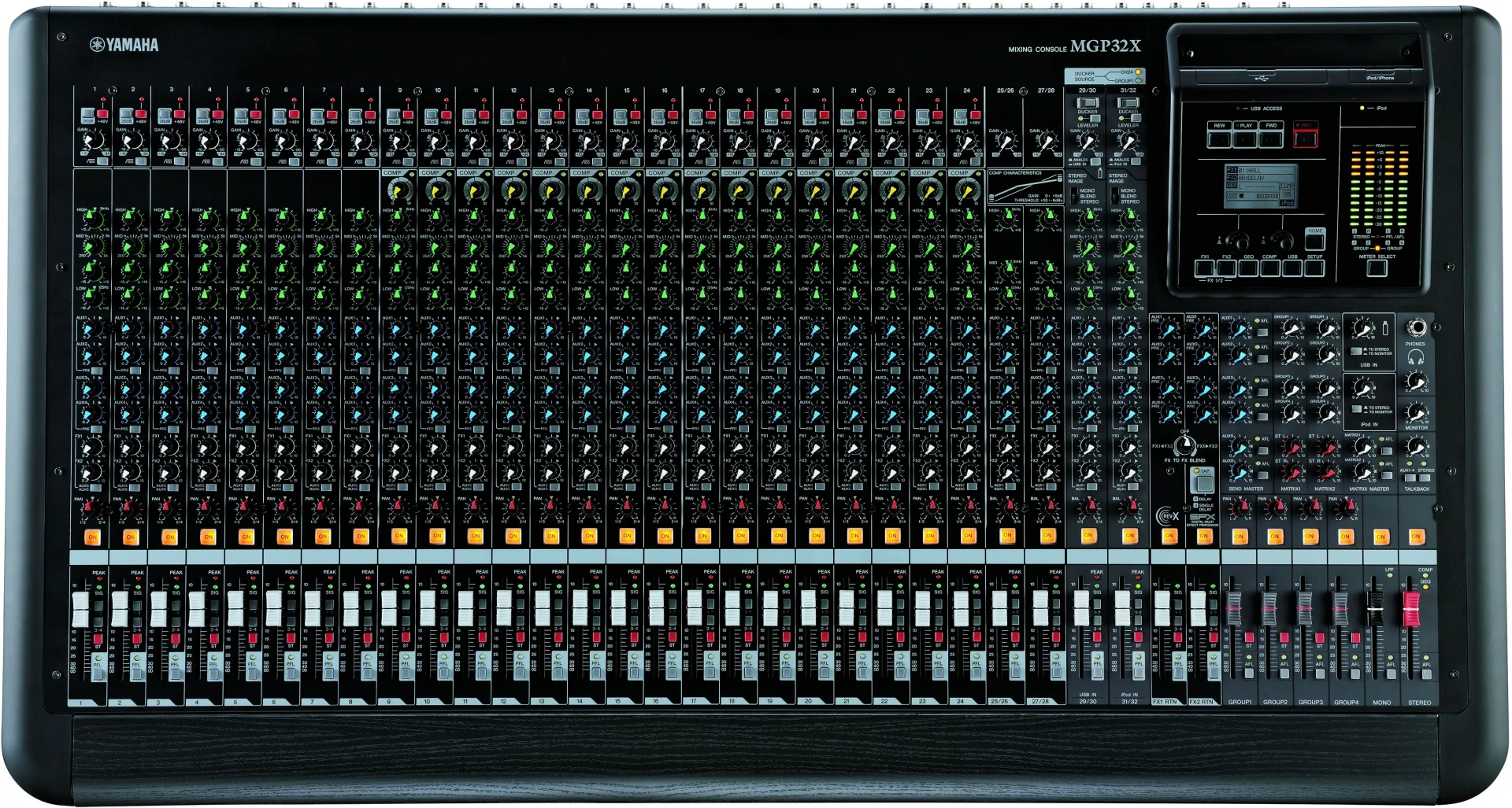 Yamaha MGP32X 32 input Hybrid Mixer, Usb, çift Efekt