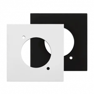Audac CP45DSZ/B Connection plate D-size 45 x 45 mm 