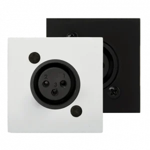 Audac CP45XLFS XLR Duvar Bağlantı Paneli, Mikrofon Prizi (Dişi) 45x45 mm - kasasız