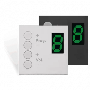 Audac DW3020/B Wall panel controller 45 x 45 mm 