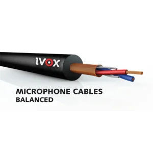 IVOX VB 226 2x0,22 Balanslı Mikrofon Kablosu (100mt-Rulo)