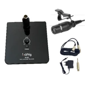 Kraftig KL01C Zemin & Masa üstü Volüm Ayarlı Yaka Mikrofonu