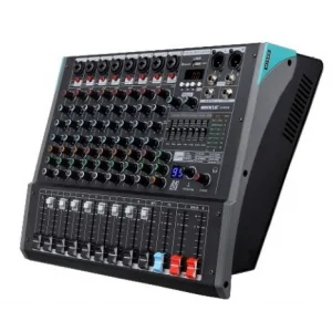 Machtig GPM608 8 Kanal Power-Mixer, 2x250W, USB, Kayıt,Bluetooth