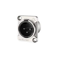 Roxtone RX3MD-NT şasi tip Xlr Erkek Konnektör, 3 Pin