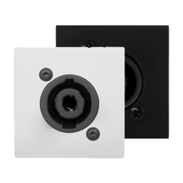 Audac CP45SPES/B Connection plate D-size Hoparlör 45 X 45 mm - solderless 