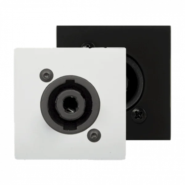 Audac CP45SPES/B Connection plate D-size Hoparlör 45 X 45 mm - solderless 