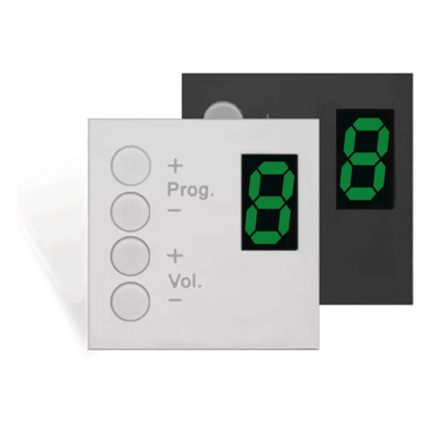 Audac DW3020/B Wall panel controller 45 x 45 mm 