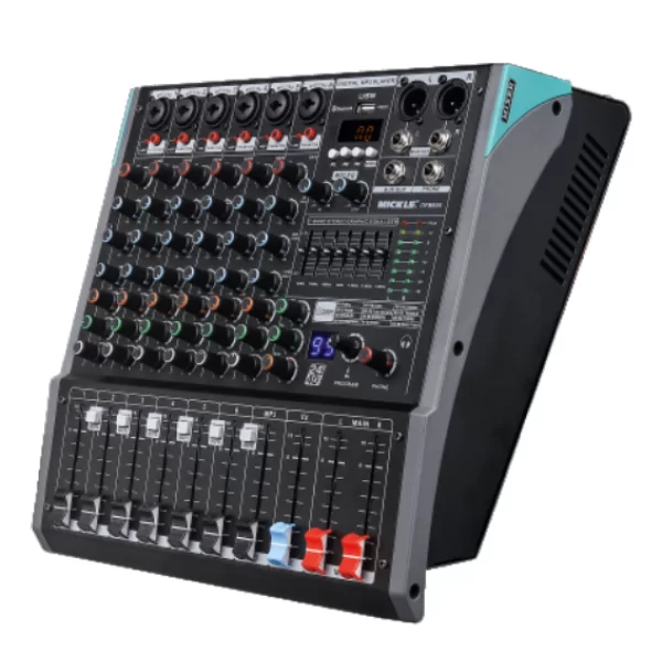 Machtig GPM606 6 Kanal Power Mixer, 2x250W USB, Kayıt,Bluetooth