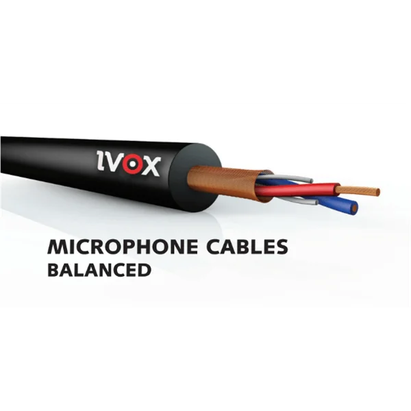 IVOX VB 236 HERO 2x0,34 mm Balanslı Mikrofon Kablosu (100mt-Rulo)