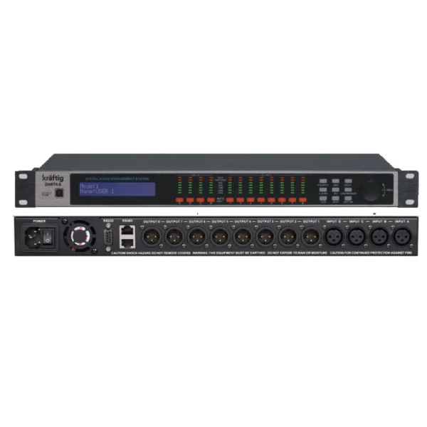 Kraftig DANT48 4x8 4 giriş 8 çıkış Processor