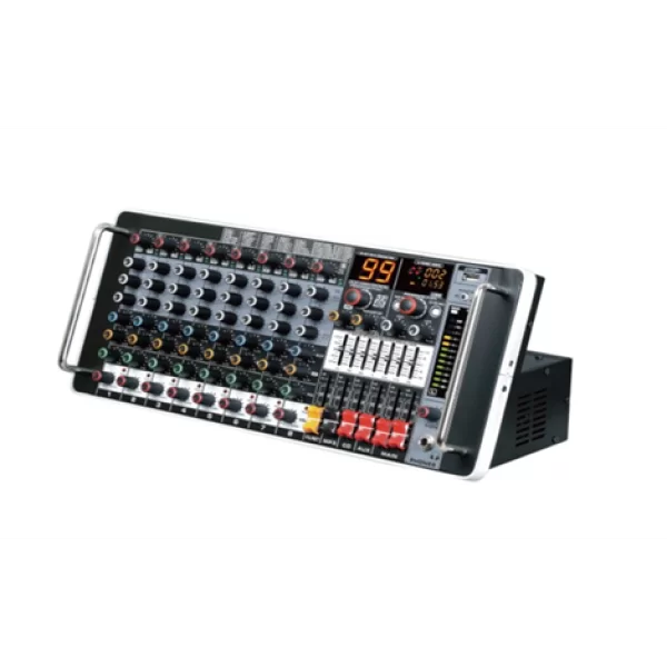 SSP PM12R 2x650W 12 Kanal Rack Tipi Power Mixer
