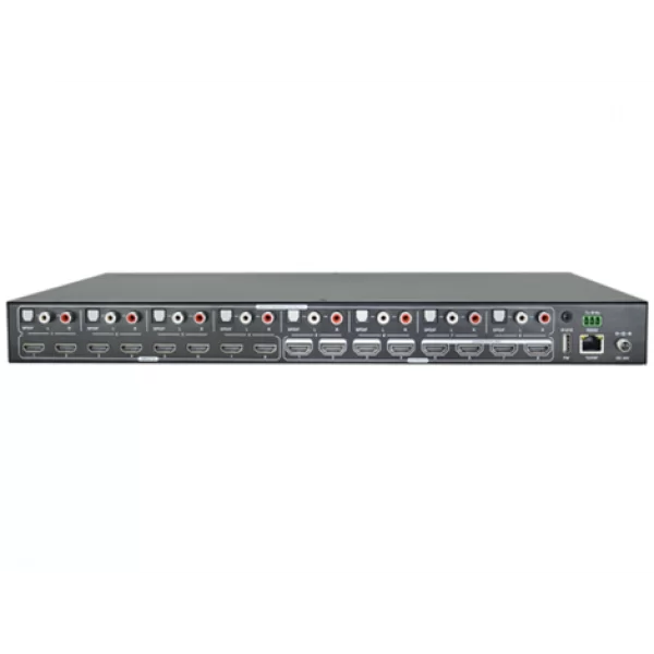 Woxcon MUH88-H2 8x8 HDMI Matrix Switcher with Audio, Scaling,, 4K 60Hz 4:4:4 HDMI