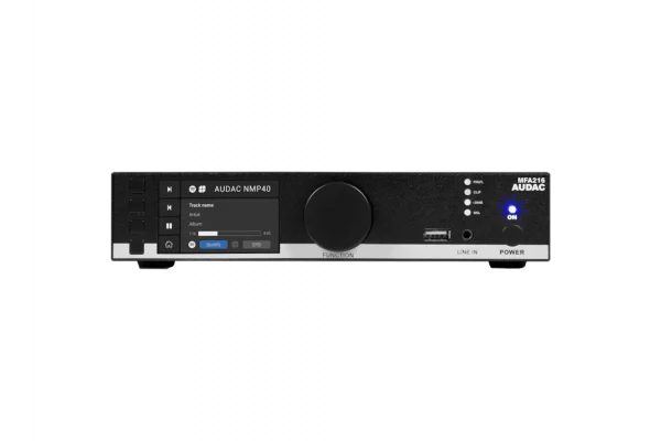 Audac MFA216 Tablet Kontrol Network Amfi  2x80W/4-ohm, 160W/100V