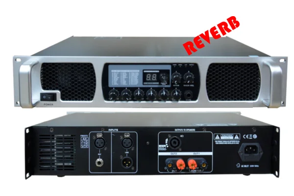 Machtig KR1800 Reverbli Ezan Amfisi 600W/4-ohm, 99 Efekt, 20W Ön dinleme Monitör