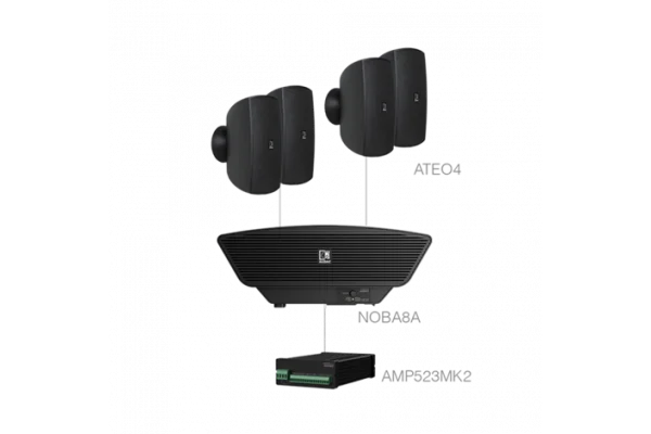 Audac AMP523MK2 Web-based mini stereo amplifier 2x15W