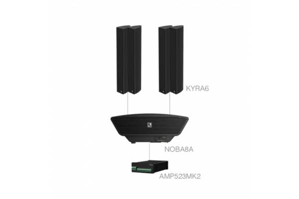 Audac AMP523MK2 Web-based mini stereo amplifier 2x15W