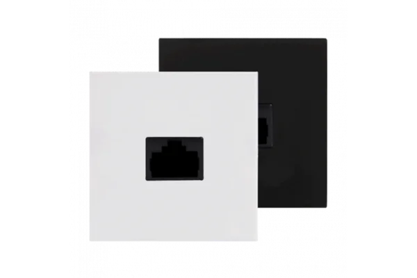 Audac CP43ARP/B Connection plate - rj45 + repeater - bticino