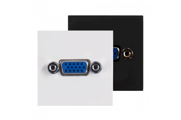 Audac CP45VGA/B Connection plate VGA 45 x 45 mm