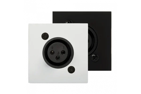 Audac CP45XLFS XLR Duvar Bağlantı Paneli, Mikrofon Prizi (Dişi) 45x45 mm - kasasız
