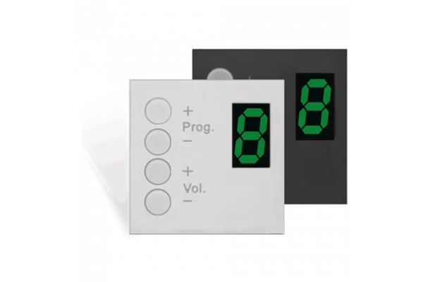 Audac DW3020/B Wall panel controller 45 x 45 mm