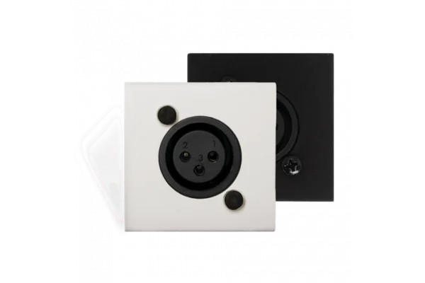 Audac WMI16/B Wall mic input - 45x45mm - RJ45