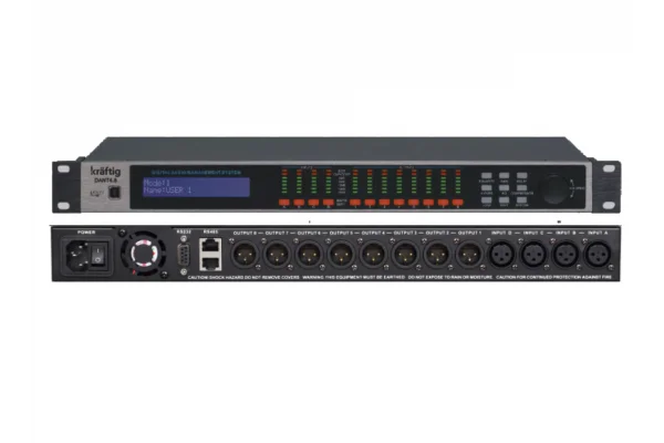 Kraftig DANT48 4x8 4 giriş 8 çıkış Processor