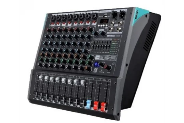 Machtig GPM608 8 Kanal Power-Mixer, 2x250W, USB, Kayıt,Bluetooth