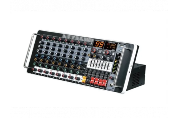 SSP PM12R 2x650W 12 Kanal Rack Tipi Power-Mixer